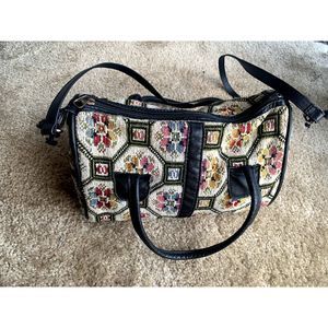 Vintage Tapestery Satchel Bag